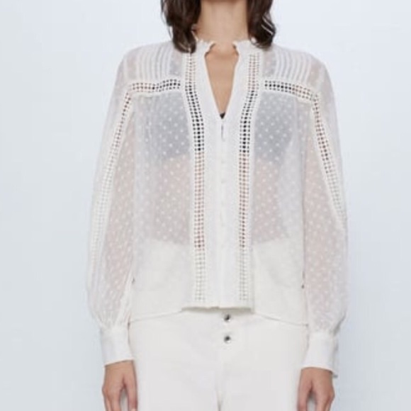 Zara Tops - Zara -Small sheer top